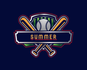 Baseball Bat Tournament logo design