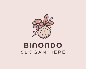 Bake Floral Cookie  Logo