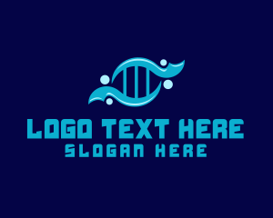 Genealogy - DNA Science Lab logo design