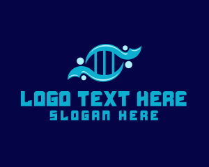 Dna Strand - DNA Science Lab logo design