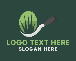 Environment - Grass Cutter Landscaping logo design