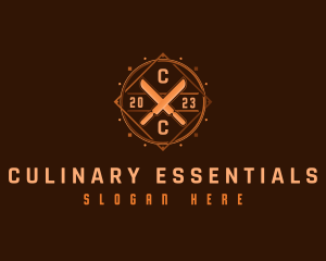 Knife Cuisine Kitchen logo design