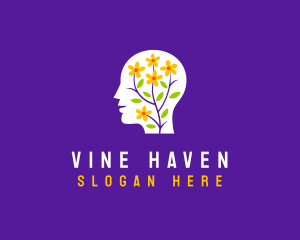 Human Flower Wellness logo design