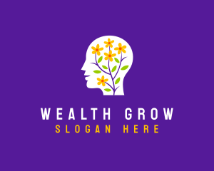 Human Flower Wellness logo design