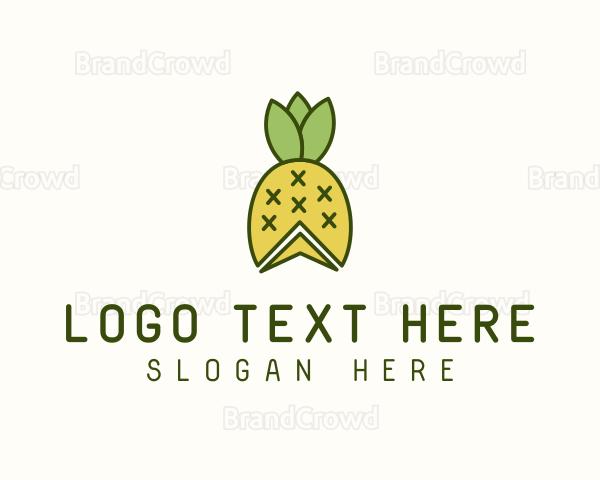 Pineapple Fruit Harvest Logo