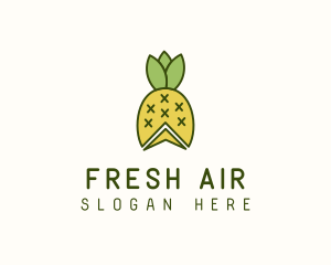 Pineapple Fruit Harvest logo design