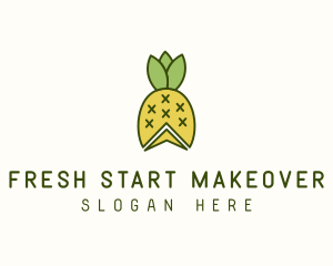 Pineapple Fruit Harvest logo design