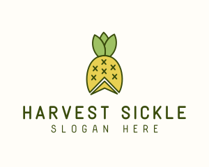 Pineapple Fruit Harvest logo design