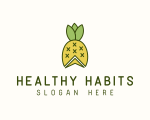 Pineapple Fruit Harvest logo design