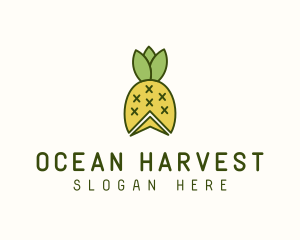 Pineapple Fruit Harvest logo design