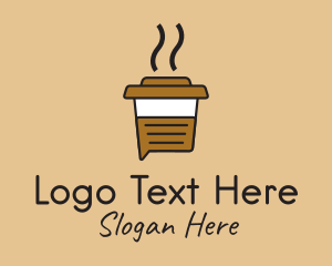Social Media - Hot Coffee Chat logo design