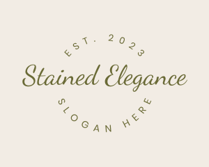 Elegant Cursive Business logo design