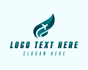 Logistics - Airplane Freight Forwarding logo design