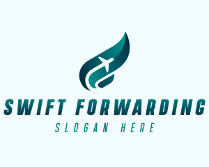 Airplane Freight Forwarding logo design