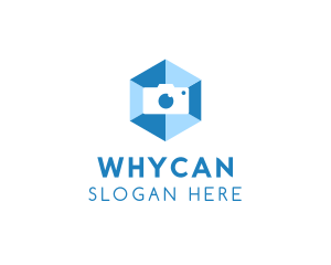Photo - Hexagon Photography Camera logo design