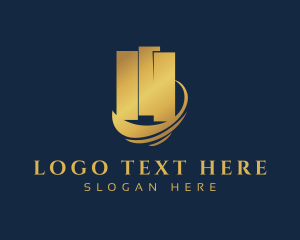 Office Space - Deluxe Property Building logo design