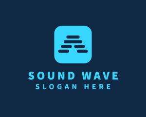 Volume - Music Streaming Application Letter A logo design