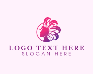 Girl - Lady Salon Pageant logo design