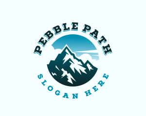 Horizon Mountain Peak logo design