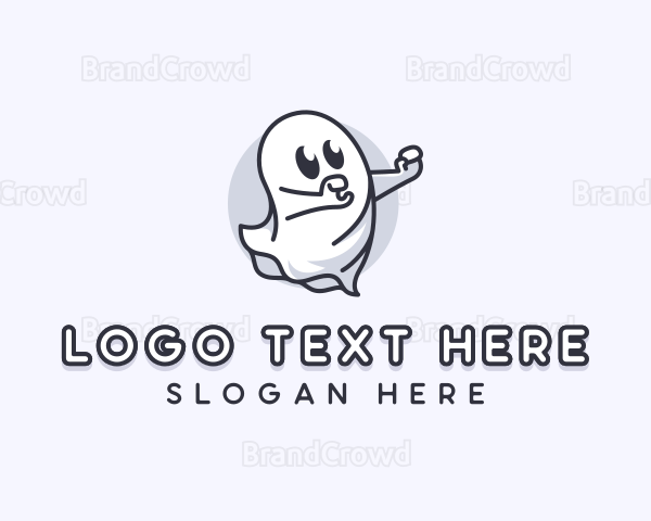 Haunted Horror Ghost Logo