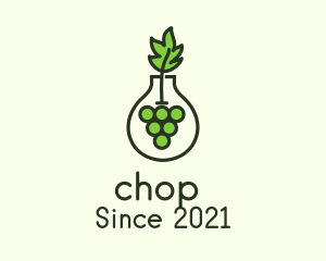 Agriculture - Vase Grape Leaf logo design
