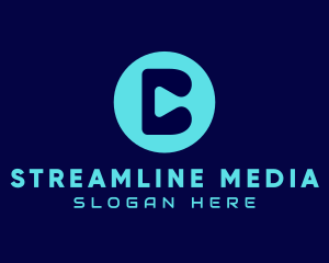 Streaming - Modern Streaming App logo design