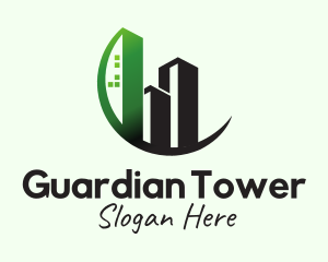 Real Estate Tower Building logo design