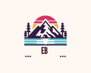 Mountain Summit Hiking Logo