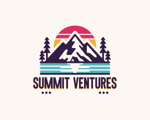 Mountain Summit Hiking logo design