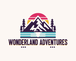 Mountain Summit Hiking logo design