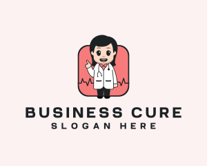 Doctor - Female Physician Doctor logo design