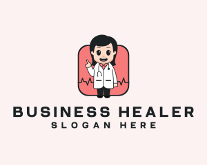 Doctor - Female Physician Doctor logo design