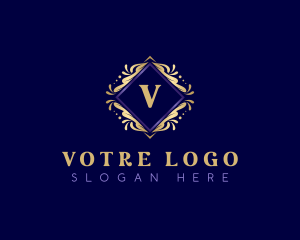 Vip - Premium Floral Decorative logo design