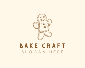 Gingerbread Cookie Baker logo design