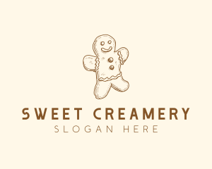 Gingerbread Cookie Baker logo design