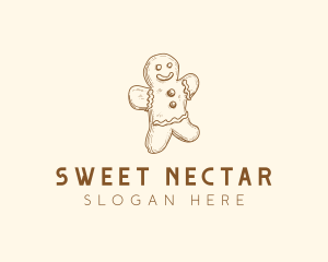 Gingerbread Cookie Baker logo design