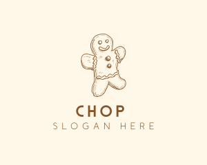 Icing - Gingerbread Cookie Baker logo design