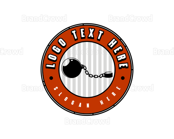 Jail Chain Ball Logo