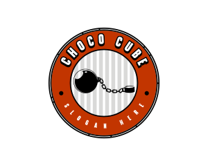 Police - Jail Chain Ball logo design