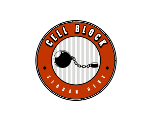 Jail - Jail Chain Ball logo design