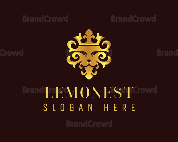 Monarch Lion Crown Logo