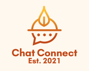 Chatting - Culinary Chat Messenger logo design