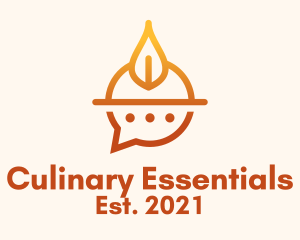 Culinary Chat Messenger logo design