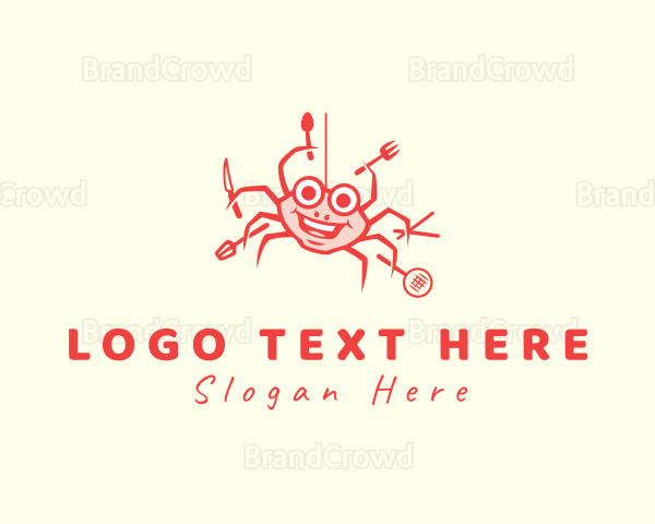 Seafood Crab Cook Logo