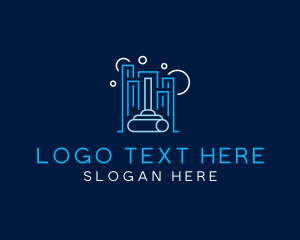 Cleaner - Vacuum Cleaner Building logo design
