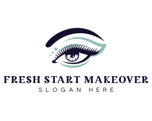 Makeover - Beauty Eyelash Makeup logo design