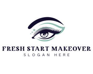 Beauty Eyelash Makeup logo design