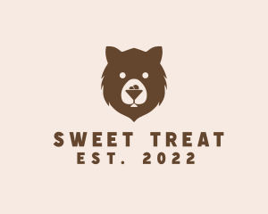 Cocktail Bar Bear logo design