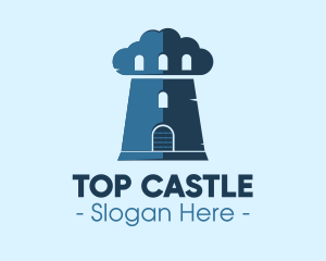 Cloud Fort Tower logo design