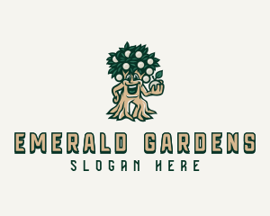 Pear Tree Garden logo design